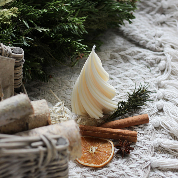 Kerze Weihnachten "Trullala Weihnachtsbaum Mittel"