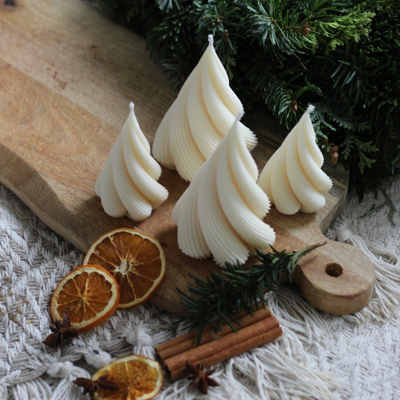 Kerze Weihnachten "Tannenbaum Verdreht Groß"