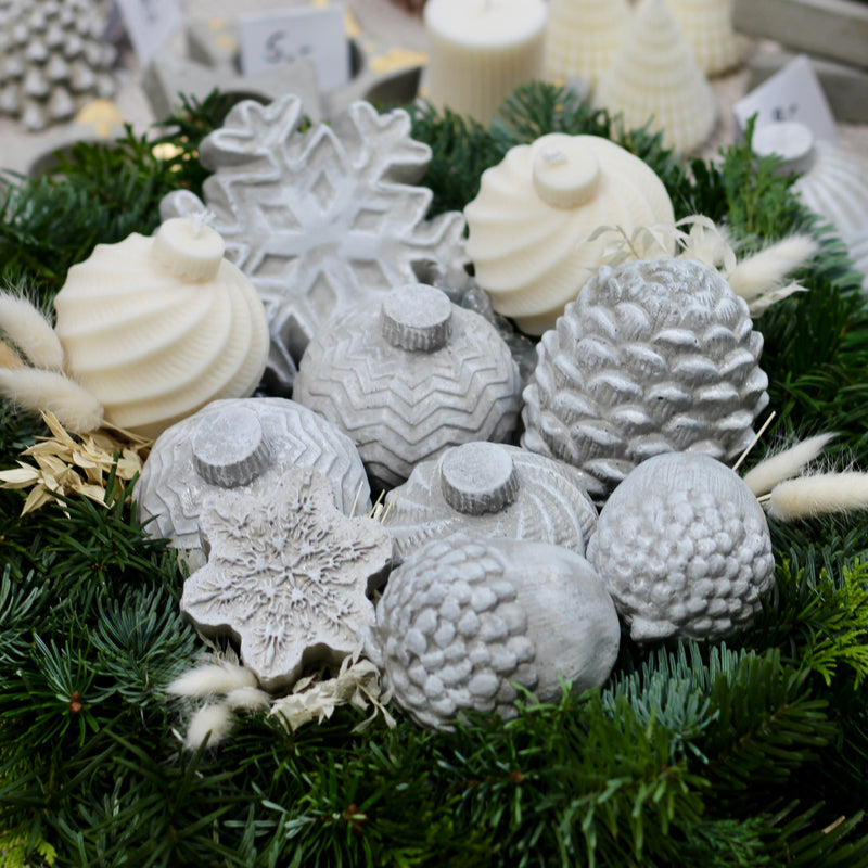 Beton Dekoration Weihnachten Kugel „Christbaumkugel 2"