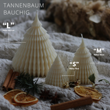 Kerze Weihnachten "Tannenbaum bauchig L"